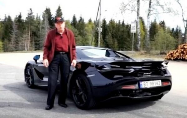 78-летний норвежец порадовал себя суперкаром McLaren за 455 тысяч долларов