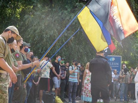 В шести городах Украины прошли митинги в поддержку задержанных за нападение на “Патриотов – За жизнь”