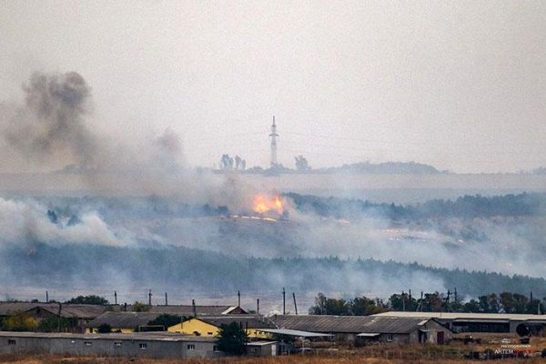     Новости Донецка - появились фото и видео пожара под Краматорском - новости Украины    