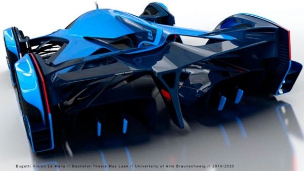 Bugatti заинтриговали дизайном нового гиперкара