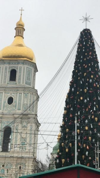 В Киеве на главную елку страны вместо 