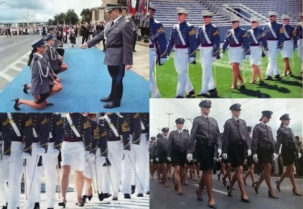 В Минобороны отреагировали на скандал с каблуками девушек-военных на параде