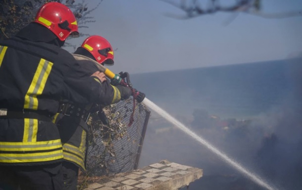 В Одесі ліквідували пожежу на площі 10 гектарів