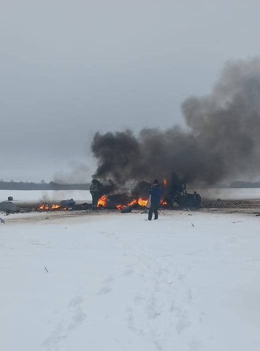 Також туди прямує комісія Повітряно-космічних сил РФ.