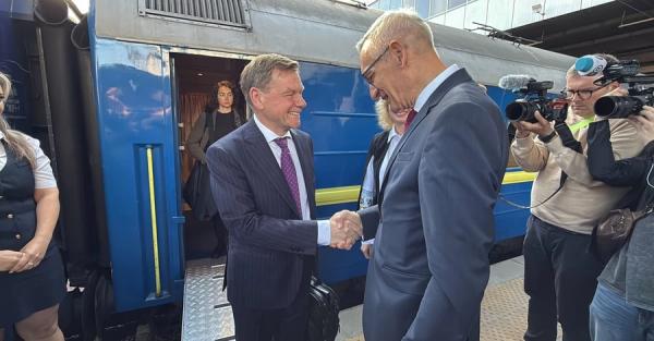 До України вперше прибув новопризначений голова МЗС Німеччини