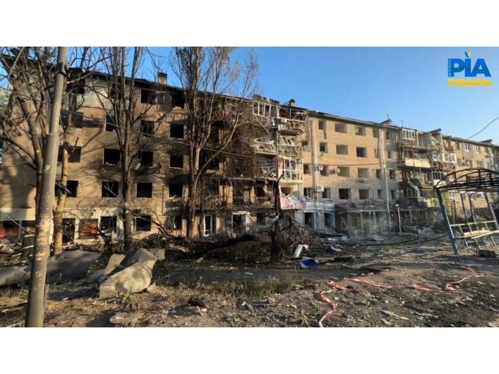 Последствия комбинированного ракетного и мопедного ударного удара по Запорожью 30 августа