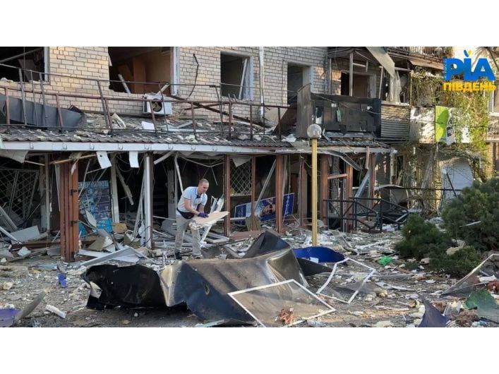 Последствия комбинированного ракетного и мопедного ударного удара по Запорожью 30 августа