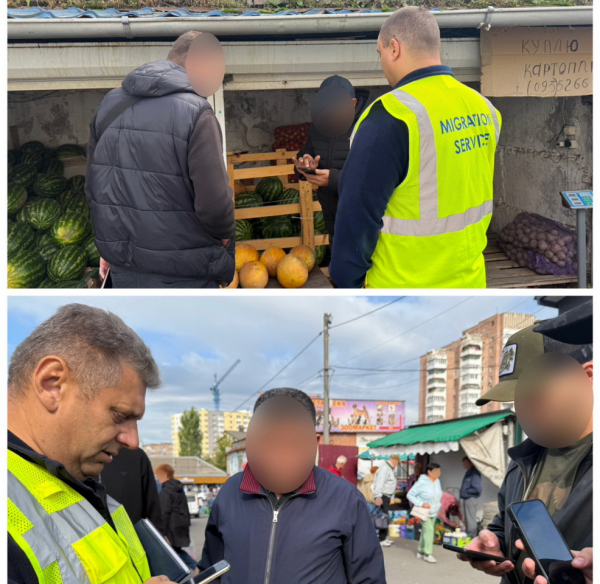 У Вінниці перевіряли мігрантів на базарі, виявили двох порушників У Вінниці перевіряли мігрантів на базарі, виявили двох порушників