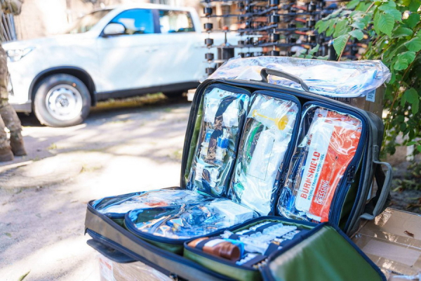 Вінниця передала пікап і дрони для спецпідрозділу «Артан»