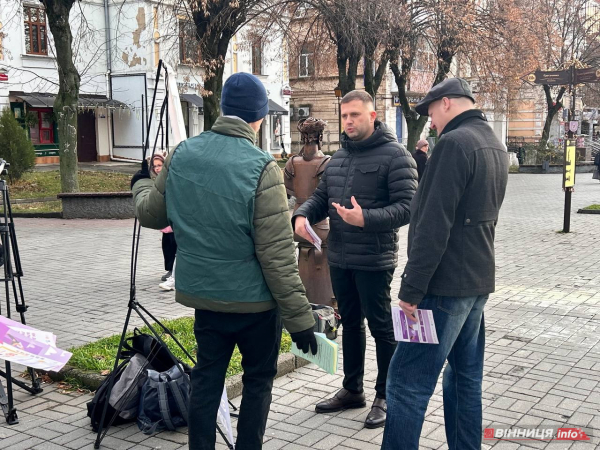 «Річ у тім»: акцію проти домашнього насильства провели правоохоронці у Вінниці