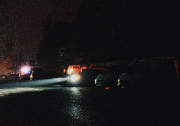 Одесса в темноте. 