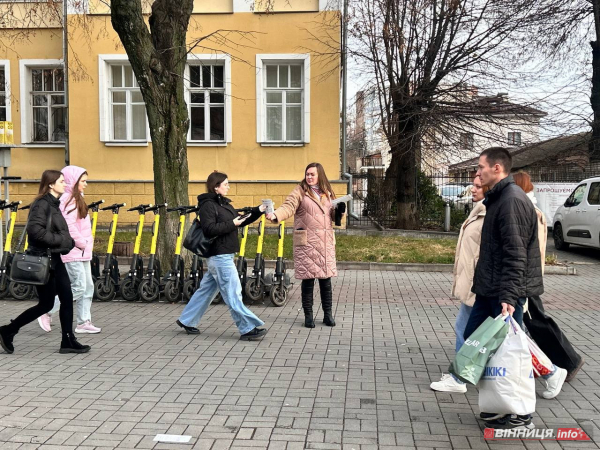 «Річ у тім»: акцію проти домашнього насильства провели правоохоронці у Вінниці