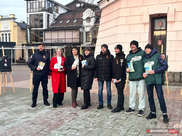 «Річ у тім»: акцію проти домашнього насильства провели правоохоронці у Вінниці
