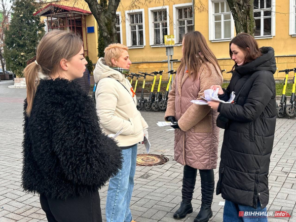 «Річ у тім»: акцію проти домашнього насильства провели правоохоронці у Вінниці