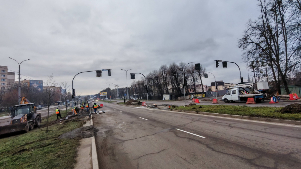 У Вінниці доробляють пішохідний перехід на Барському шосе