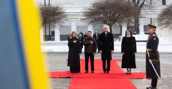 Зеленські прибули до Вільнюсу на захід по річниці Січневого повстання