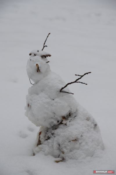 Гірки, санчата й дитячий сміх: фоторепортаж у Вінниці