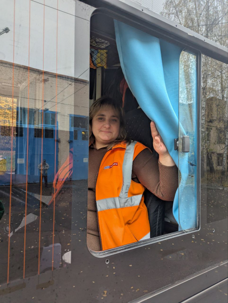 Водійка тролейбуса з Луганська возить пасажирів у Вінниці