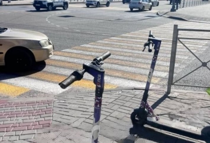 В Мелитополе оккупанты готовят новые правила: владельцев электросамокатов обяжут получать номера
