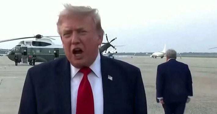 «Запасной Трамп» стал хитом соцсетей: кого приняли за двойника президента США