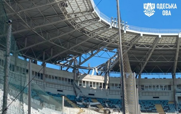 Росія атакувала стадіон Чорноморець в Одесі