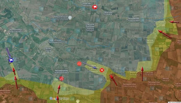 На Ореховском направлении ВСУ продвигаются в сторону Малой Токмачки: что происходит на Запорожском фронте