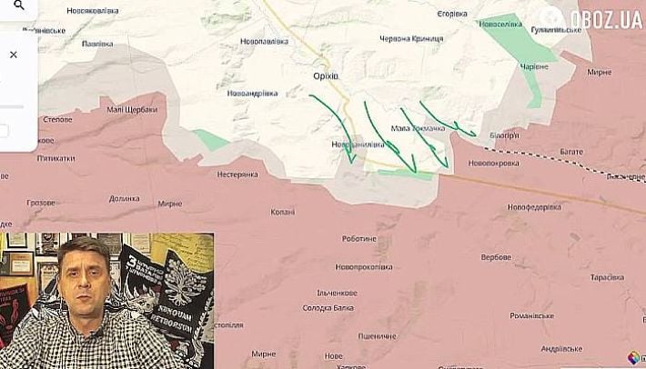 Российские войска в Запорожской области рискуют оказаться в окружении на Гуляйпольском направлении - Коваленко