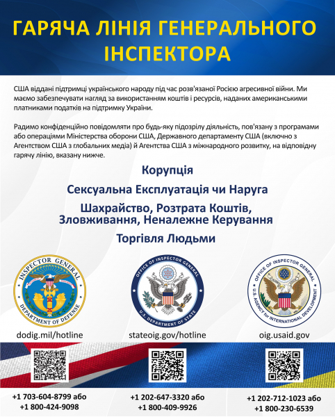 Як поскаржитись американцям на корупцію в Україні